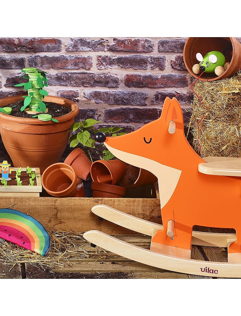 Vilac - Rocking Fox by Andy Westface - kiikuvad mänguasjad - orange - 0