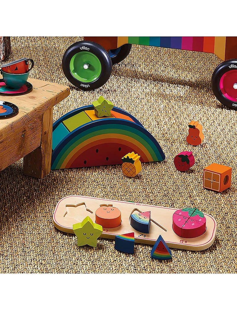 Vilac - Shape Sorter - Fruits - sorteerimiskasti mänguasi - multi - 0