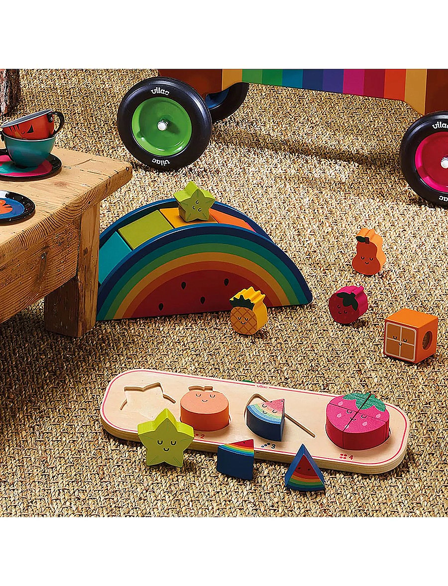 Vilac - Shape Sorter - Fruits - sorteerimismänguasjad - multi - 0