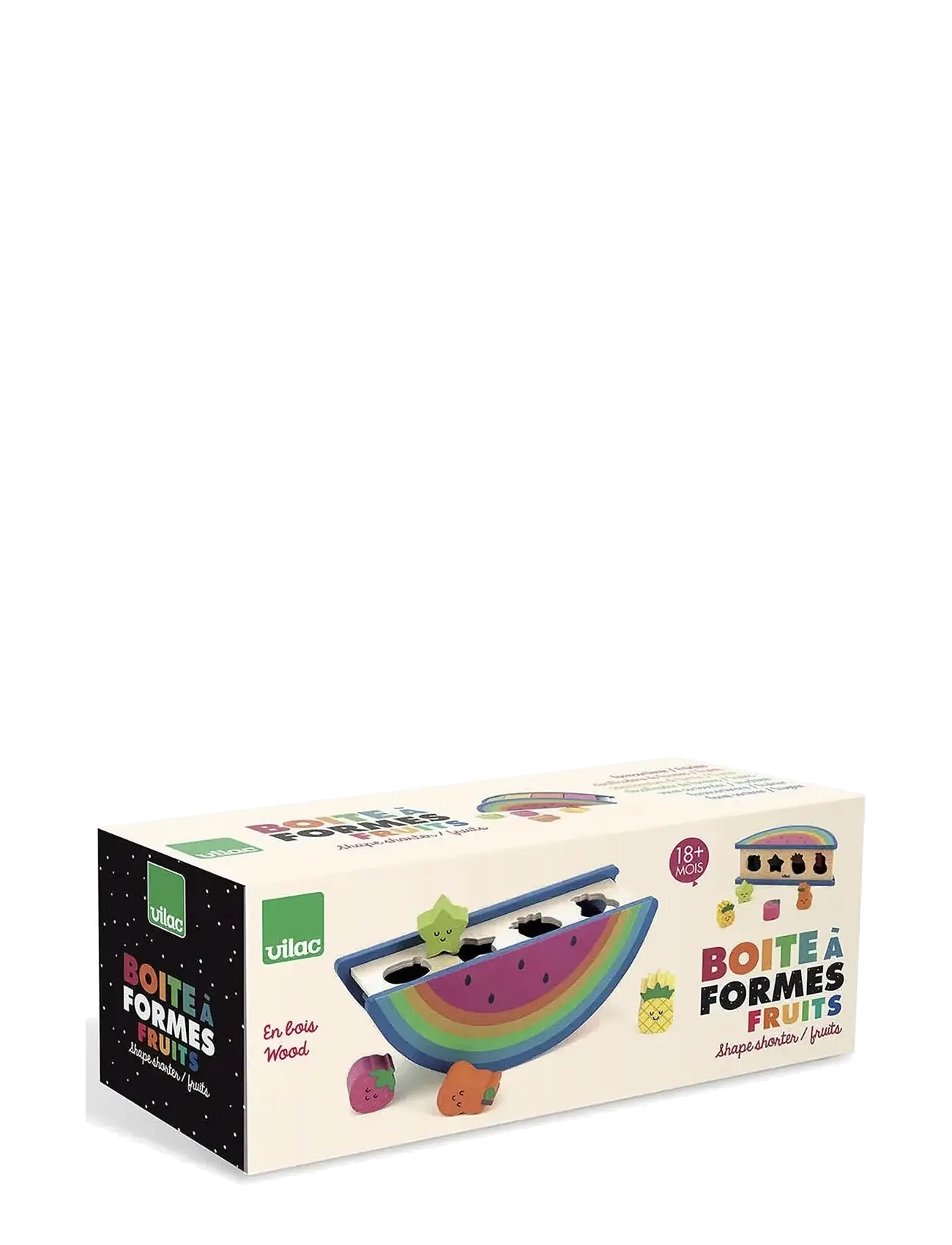 Vilac - Shape Sorter - Fruits - putteboks - multi - 3