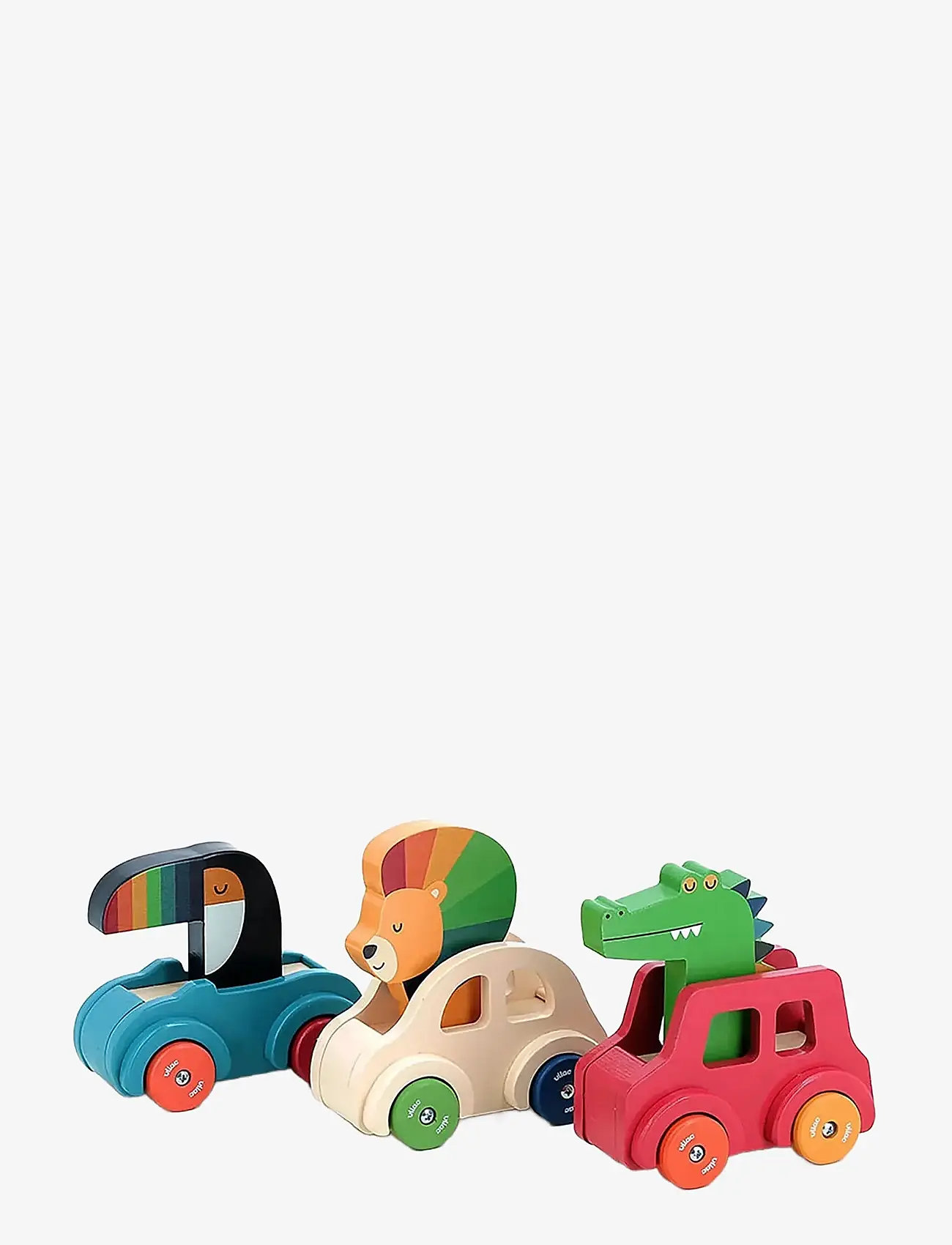 Vilac - Honking Car - Crocodile - legetøjsbiler - red - 2