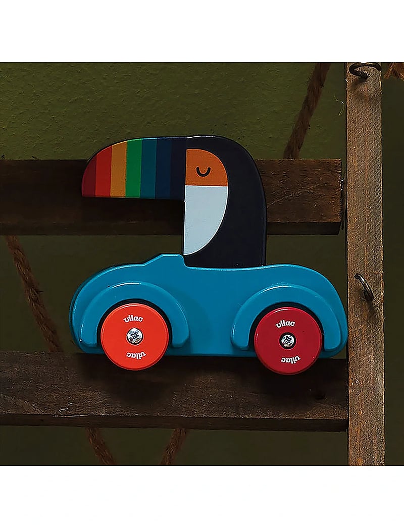 Vilac - Honking Car - Toucan - spielzeugautos - turquoise - 0
