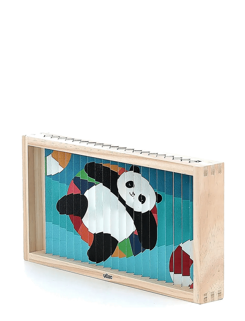 Vilac - Agamographic Puzzle 20 pcs - Animals - puidust pusled - multi - 0