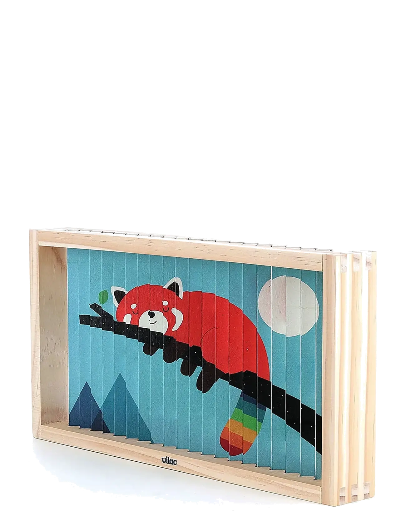 Vilac - Agamographic Puzzle 20 pcs - Animals - puslespill i tre - multi - 3