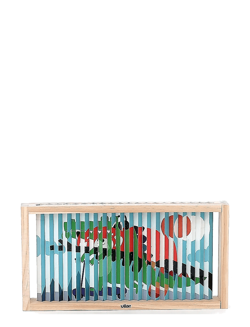 Vilac - Agamographic Puzzle 20 pcs - Animals - puidust pusled - multi - 4