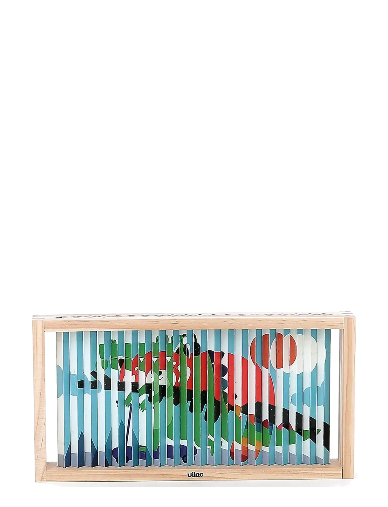 Vilac - Agamographic Puzzle 20 pcs - Animals - puslespill i tre - multi - 4