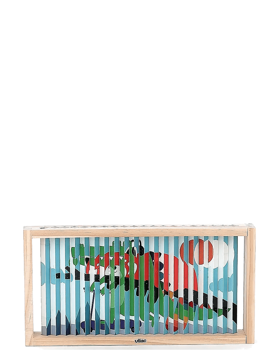Vilac - Agamographic Puzzle 20 pcs - Animals - puidust pusled - multi - 4