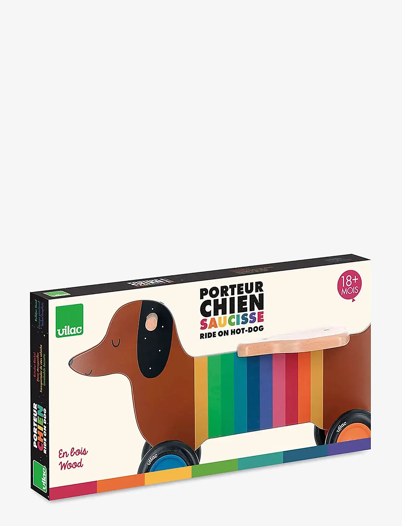 Vilac - Ride-On - Dachshund - ride on toys - brown - 2