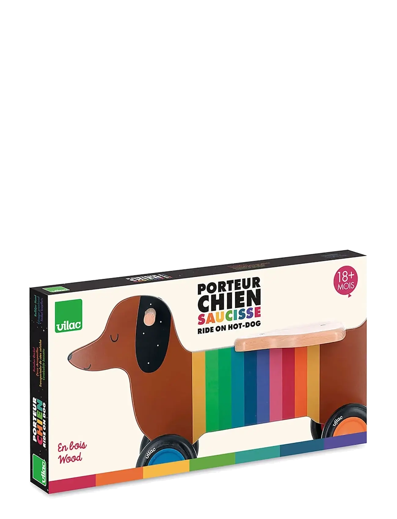 Vilac - Ride-On - Dachshund - brown - 2