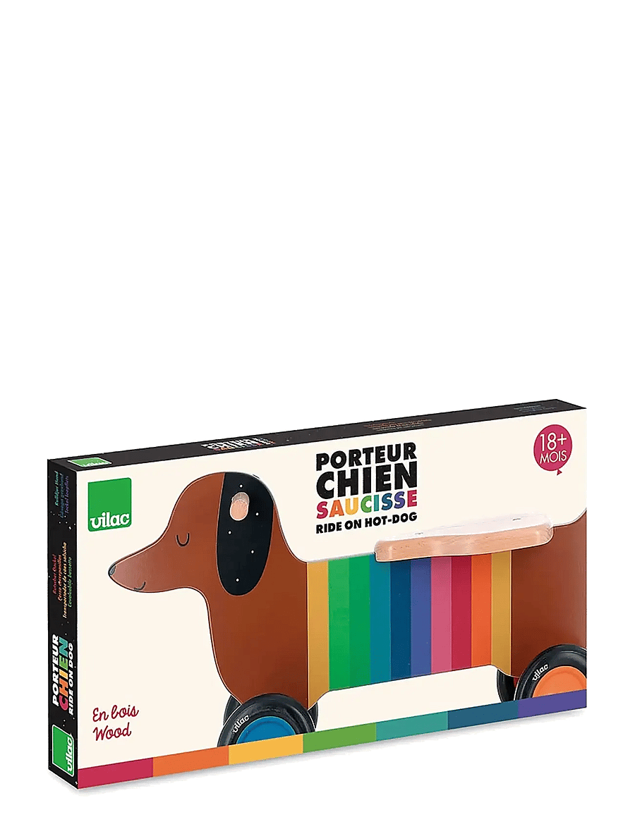 Vilac - Ride-On - Dachshund - aufsitzspielzeug - brown - 2