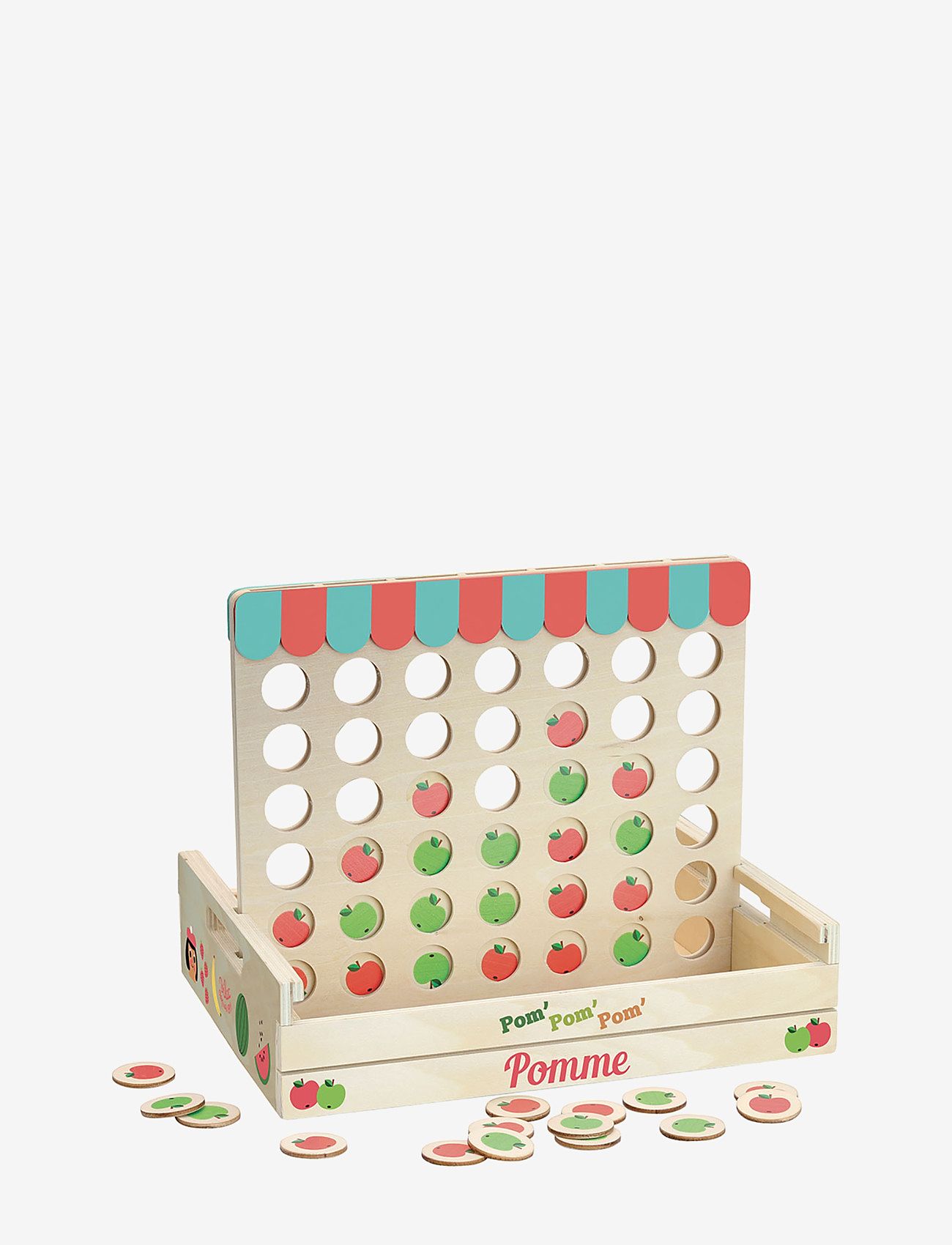 Vilac - Four-in-a-row apples - brädspel - wood - 0