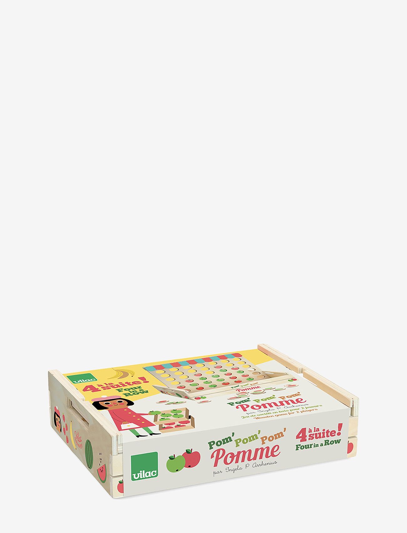Vilac - Four-in-a-row apples - brädspel - wood - 2