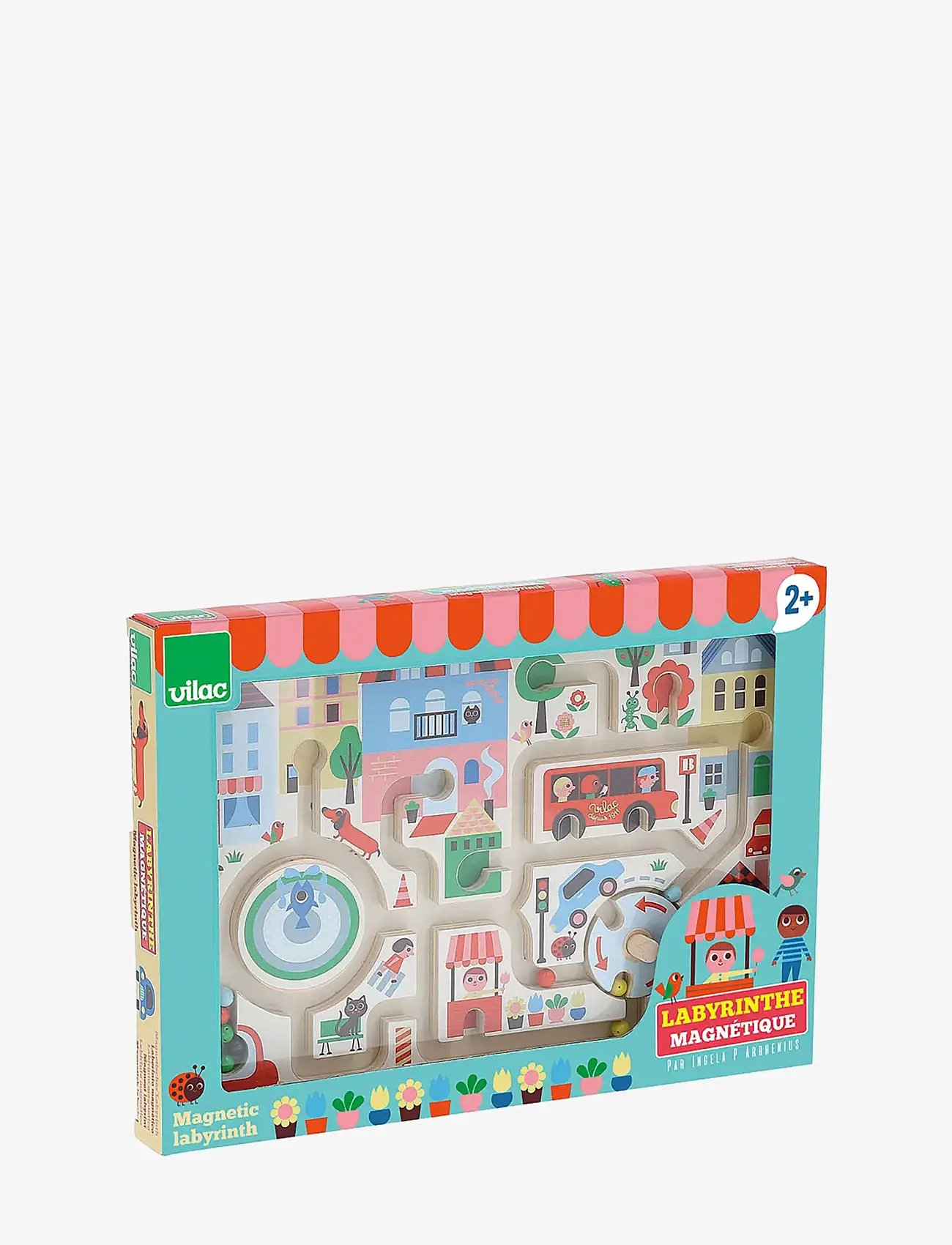 Vilac - Magnetic Maze - My Little Town by Ingela P Arrhenius - interaktiva leksaker - multi - 2