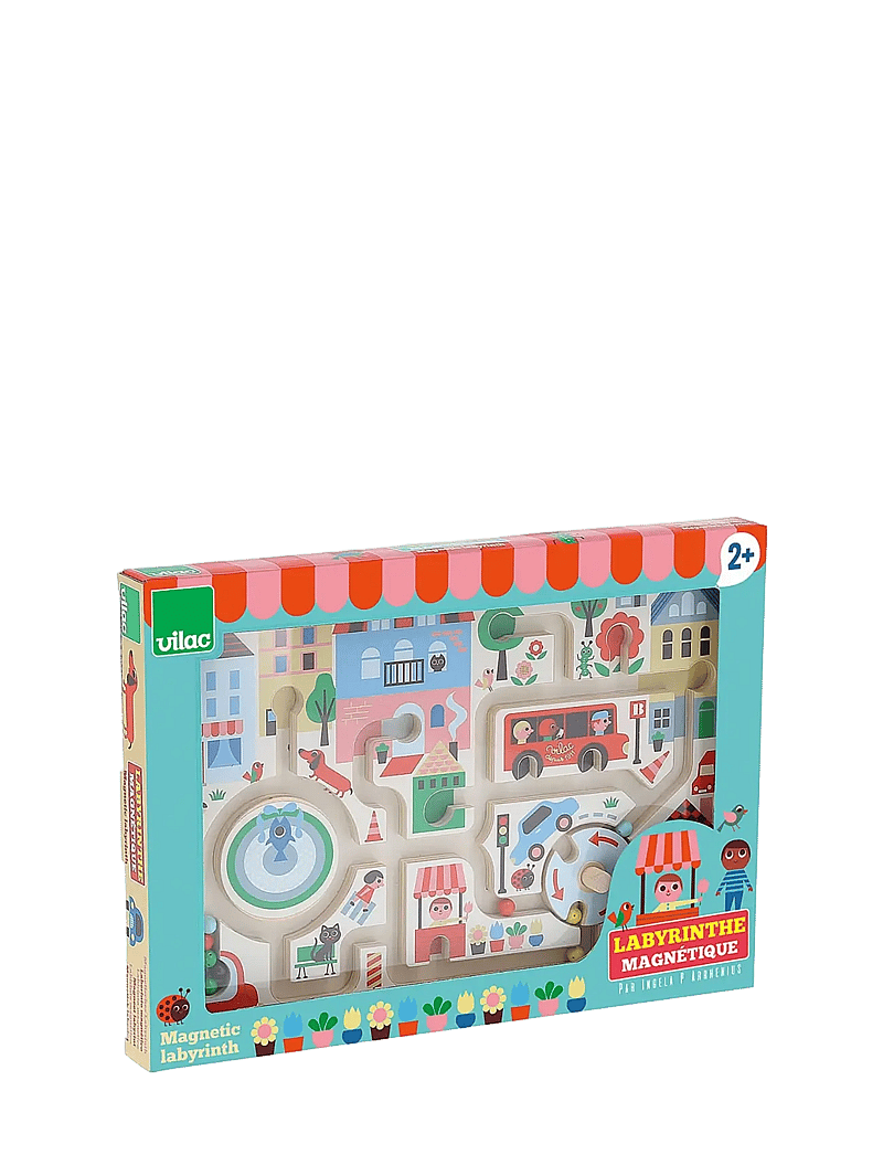 Vilac - Magnetic Maze - My Little Town by Ingela P Arrhenius - interaktiivsed mänguasjad - multi - 2