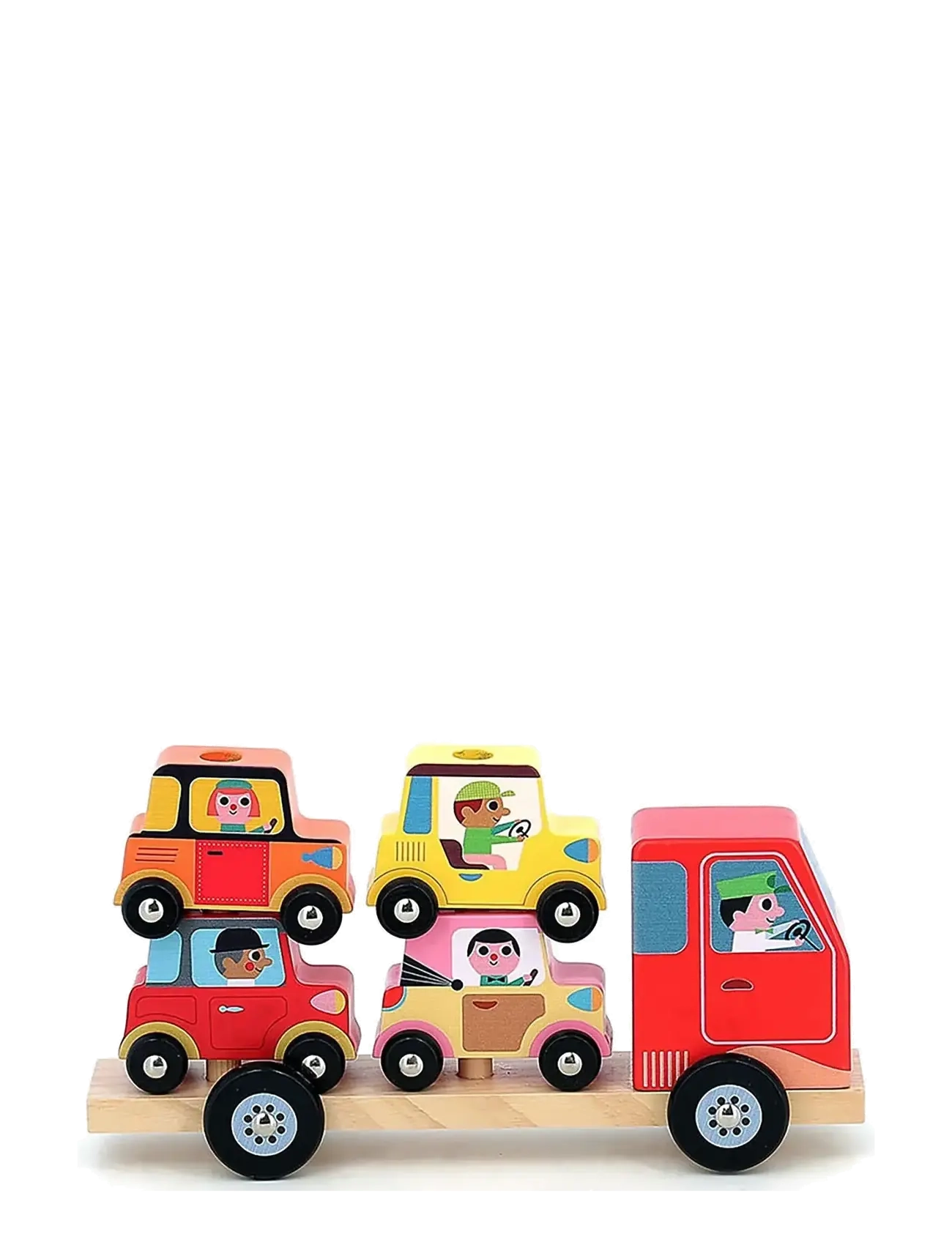 Vilac Truck with Trailer and Stacking Cars - Jõulukingid - MULTI / multi