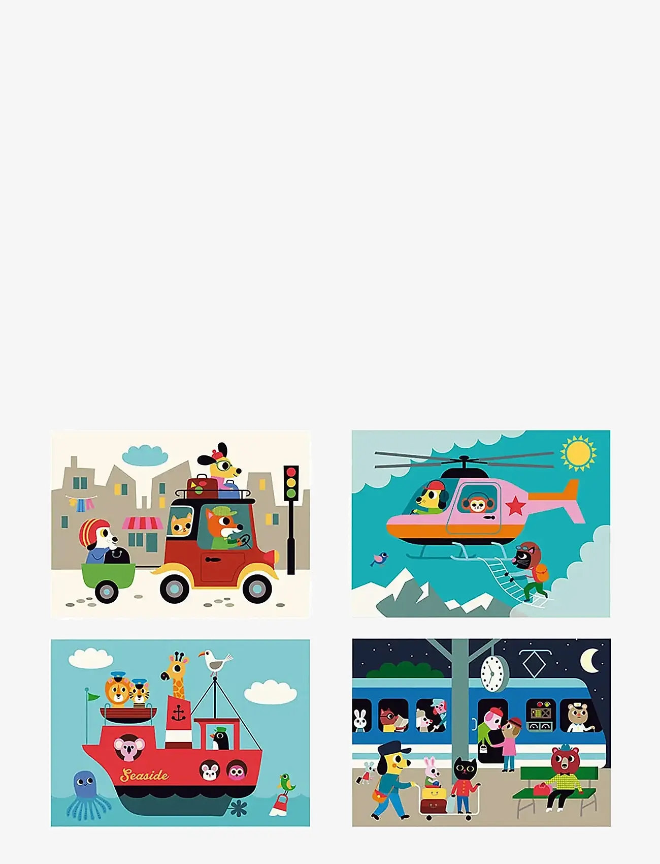 Vilac - Agamographic Puzzle 20 pcs - Transport - puidust pusled - multi - 0