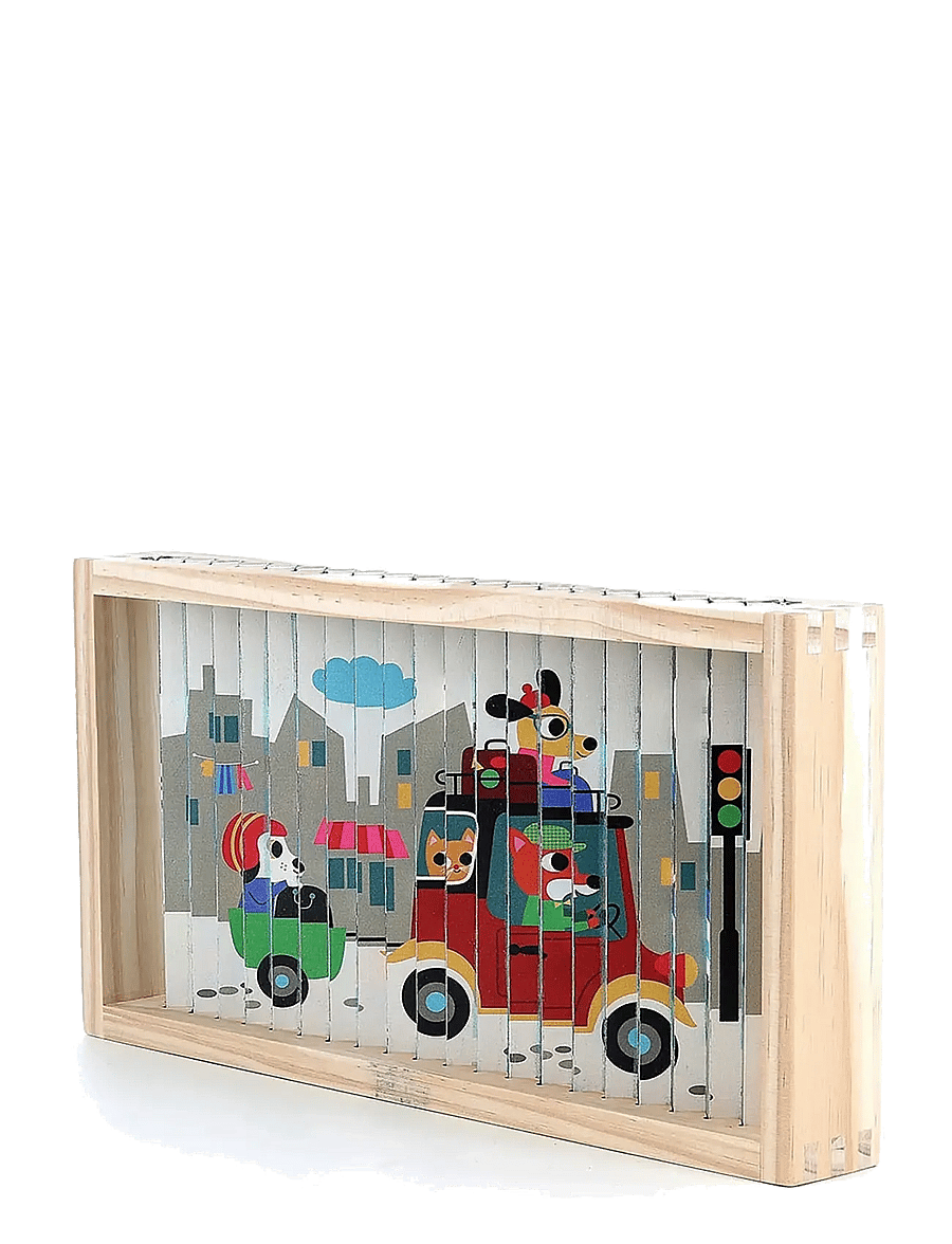 Vilac - Agamographic Puzzle 20 pcs - Transport - holzpuzzle - multi - 2