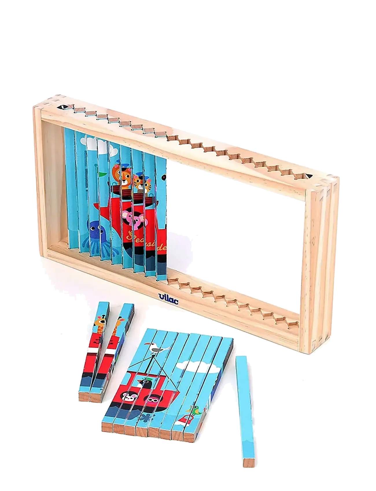 Vilac - Agamographic Puzzle 20 pcs - Transport - pussel - multi - 3
