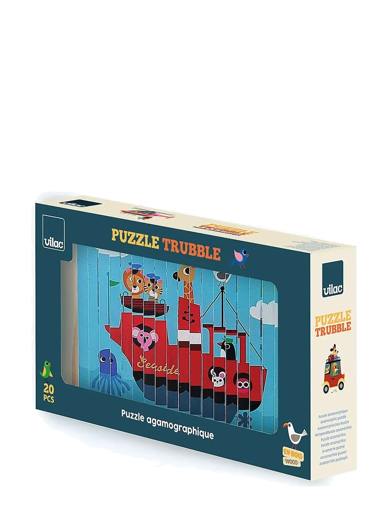 Vilac - Agamographic Puzzle 20 pcs - Transport - pussel - multi - 5
