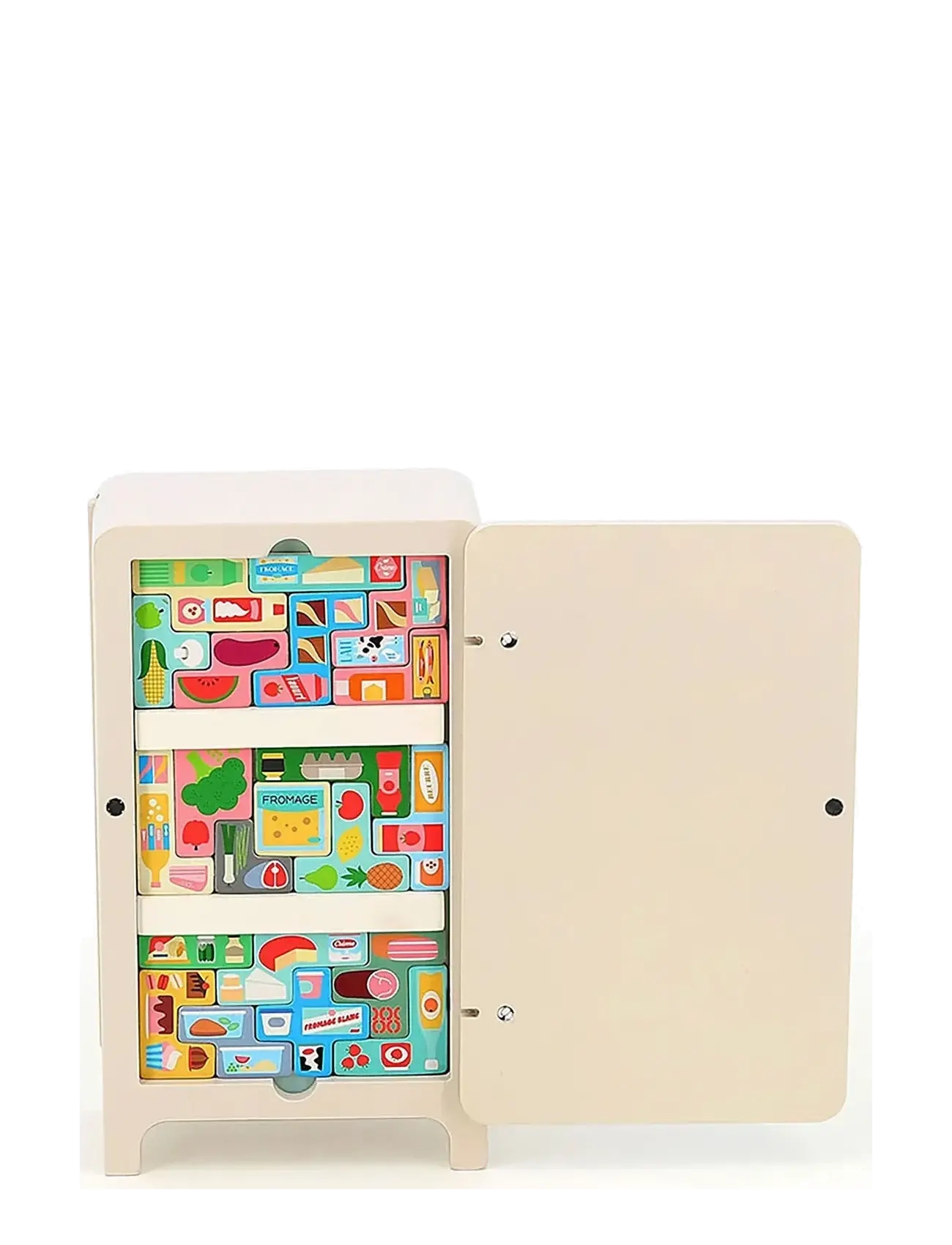 Vilac Logic Game 21 Pcs Refrigerator By Ingela P Arrhenius, One Size, Educational Spielzeug, Mehrfarbig/gemustert - Stackable Blocks, Kinder