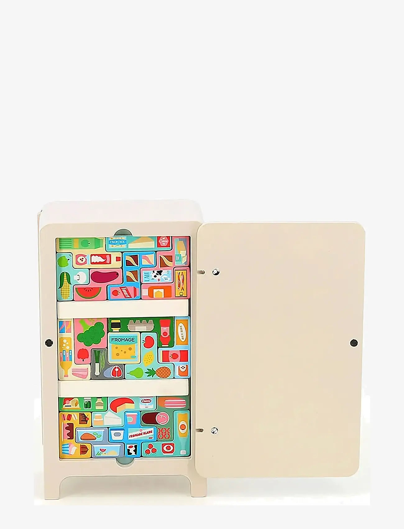 Vilac - Logic Game 21 pcs - Refrigerator by Ingela P Arrhenius - stapelbara klossar - multi - 0