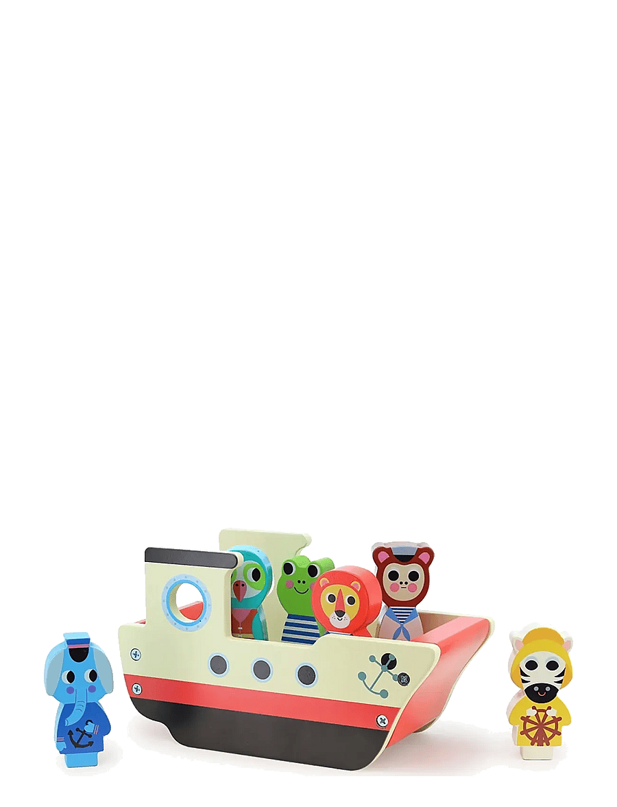 Vilac - Sound Boat with 6 Animal Figures - multi - 1