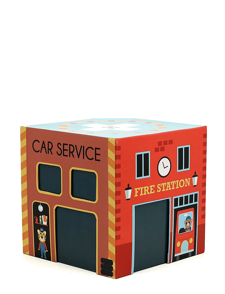 Vilac - Fold-out Playset - Rescue Services - mängukomplektid - multi - 5