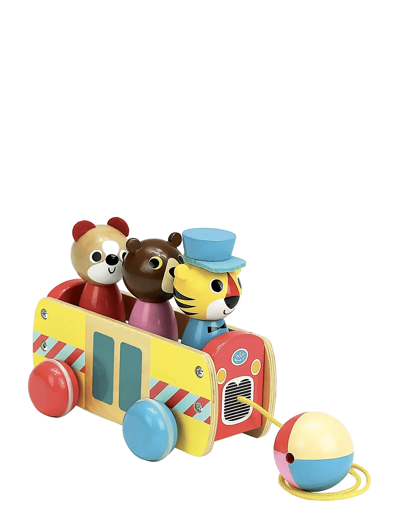 Vilac - Coach pull toy - tõmmatavad mänguasjad - yellow - 1