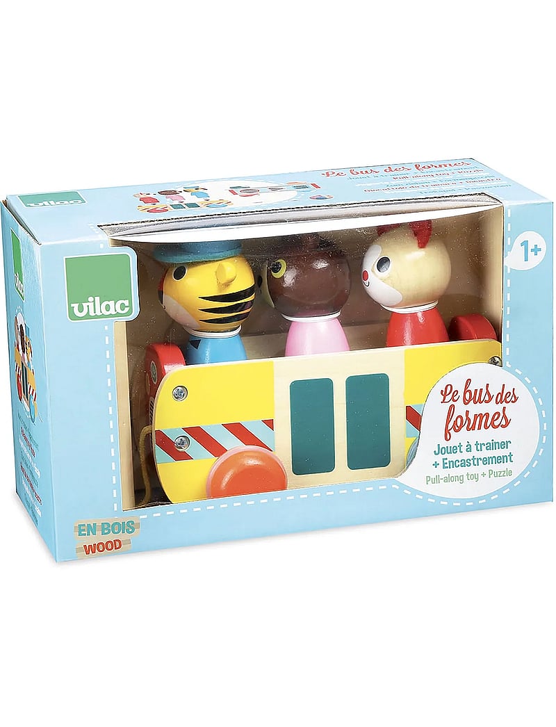 Vilac - Coach pull toy - tõmmatavad mänguasjad - yellow - 0