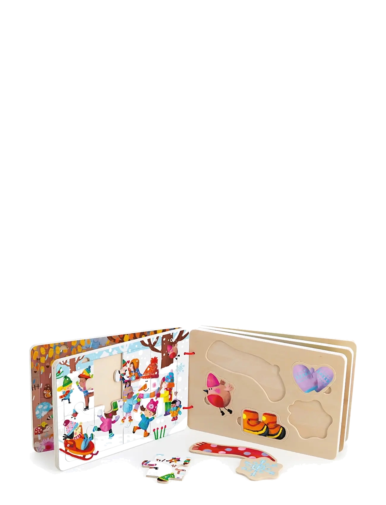Vilac - Puzzles Book 52 pcs - The 4 Seasons - pússluspil - multi - 1