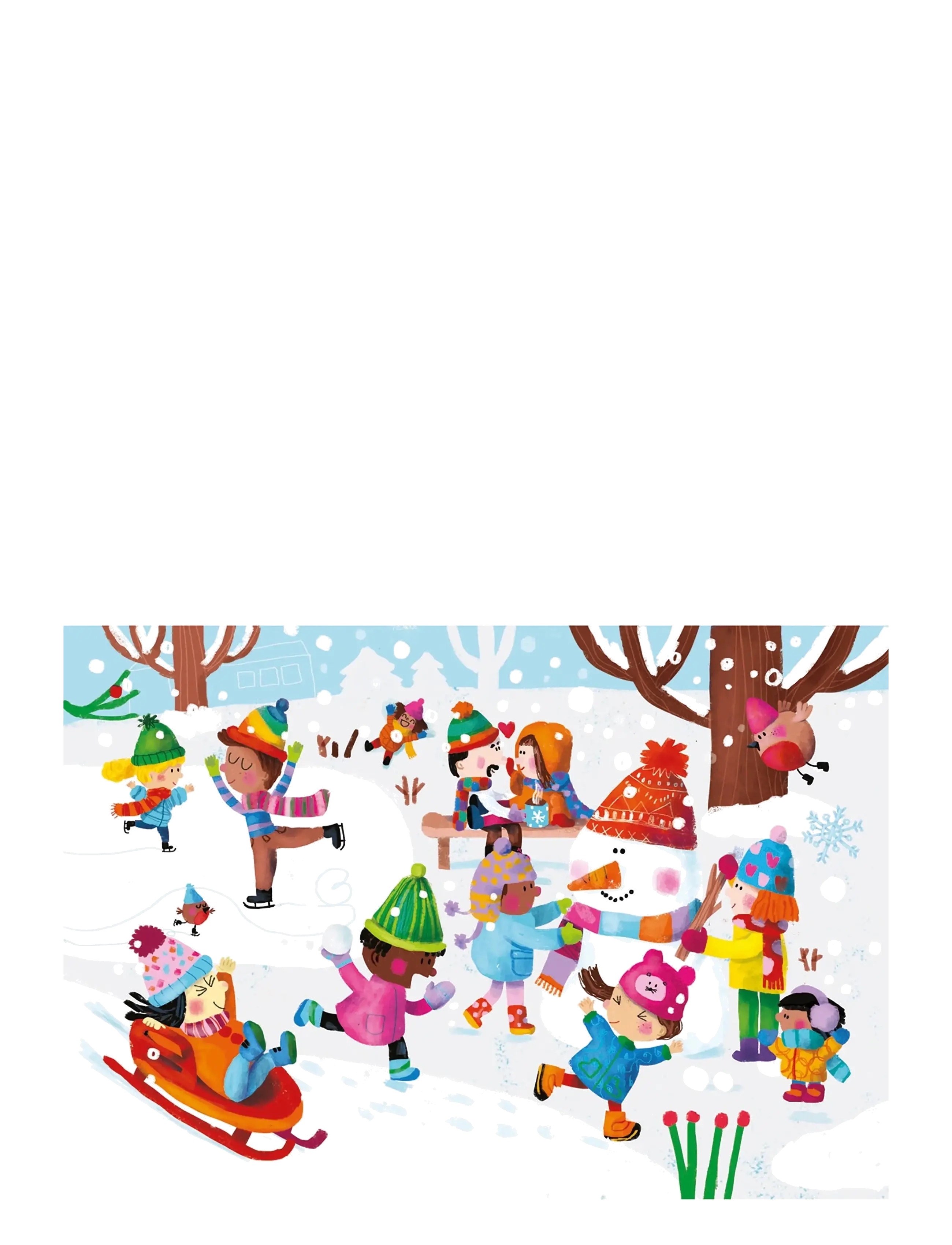 Vilac - Puzzles Book 52 pcs - The 4 Seasons - pússluspil - multi - 5