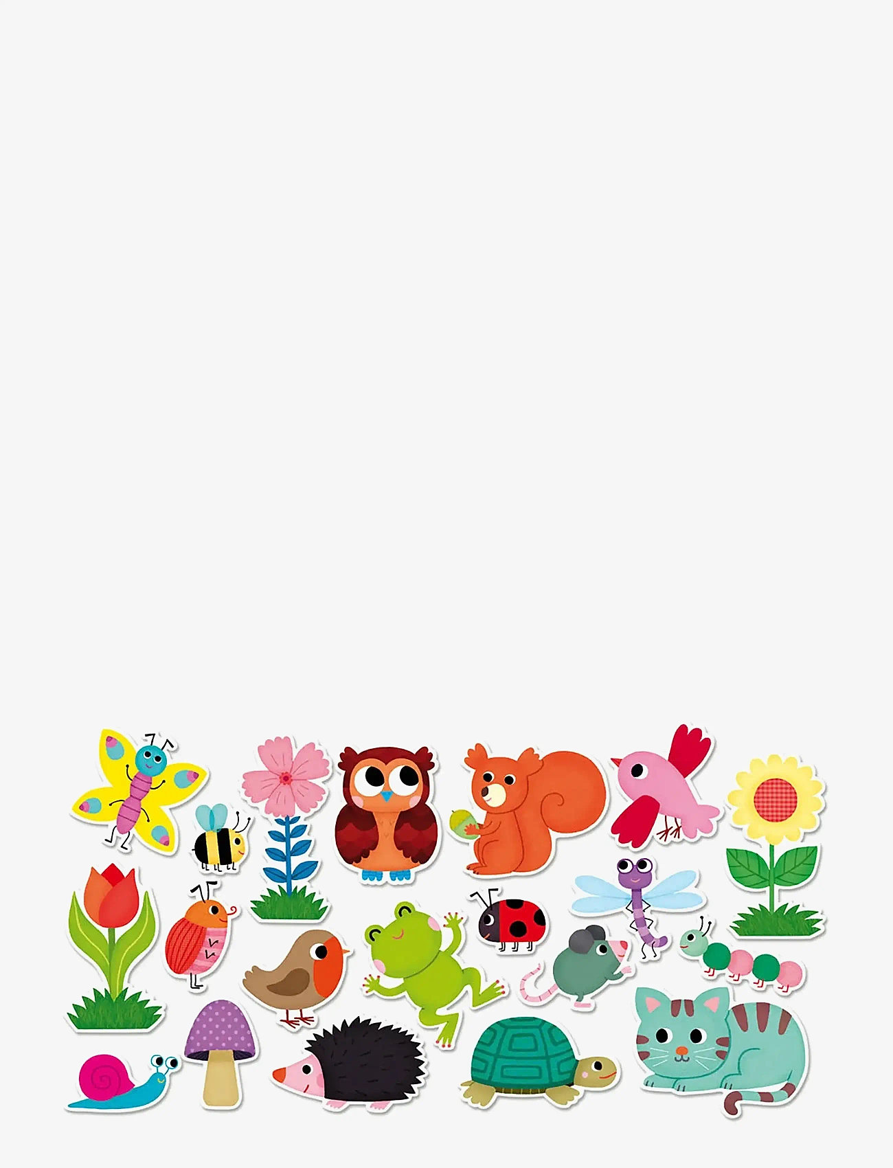 Vilac - 20 Magnets - Garden - legesæt - green - 1