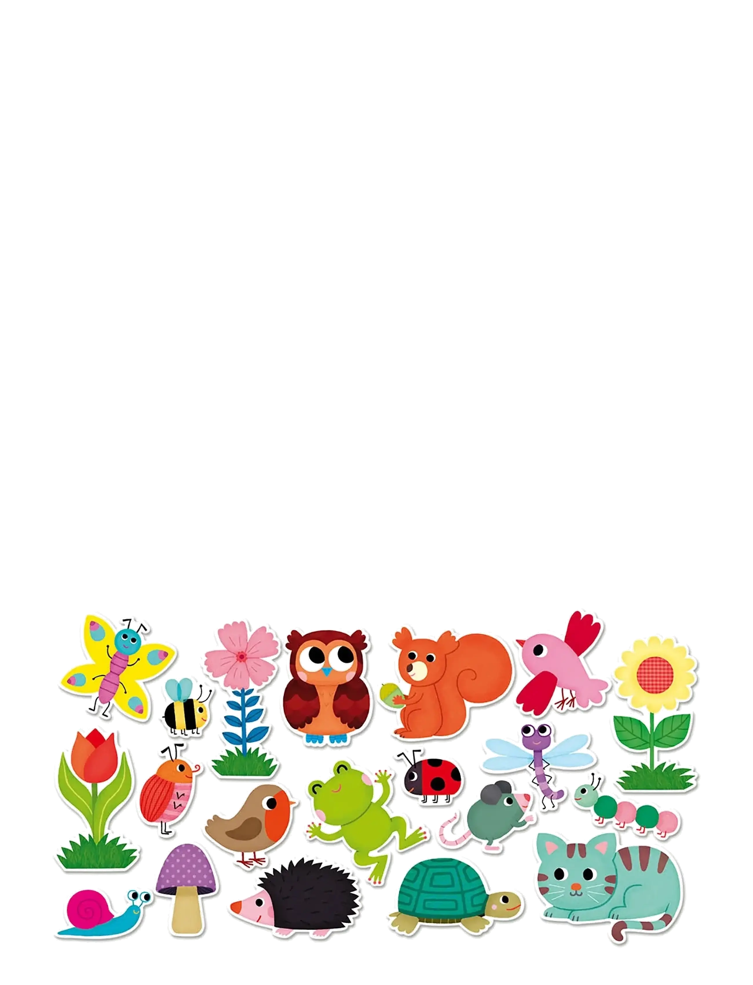 Vilac - 20 Magnets - Garden - leikfangasett - green - 1