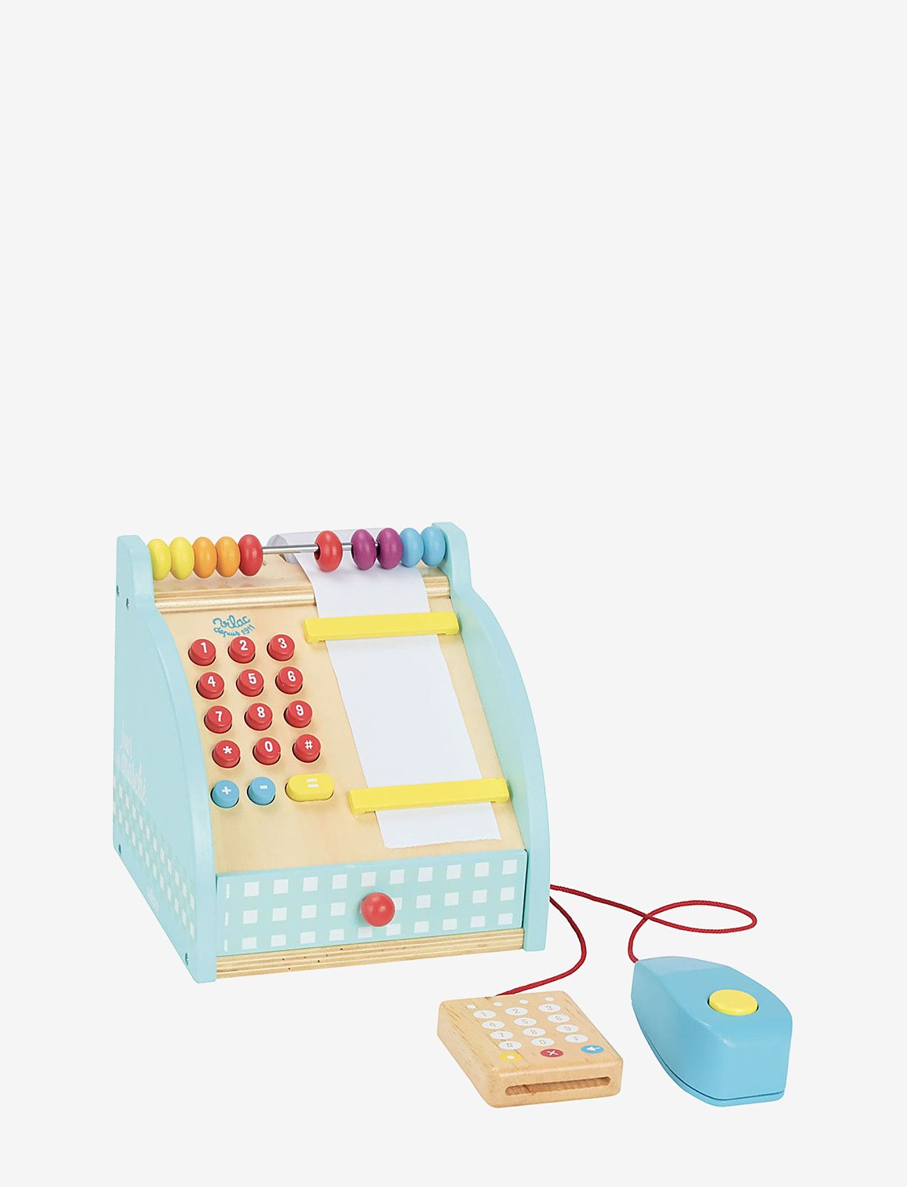 Vilac - Cash Register - legesæt og tilbehør til supermarkeder - light blue - 0