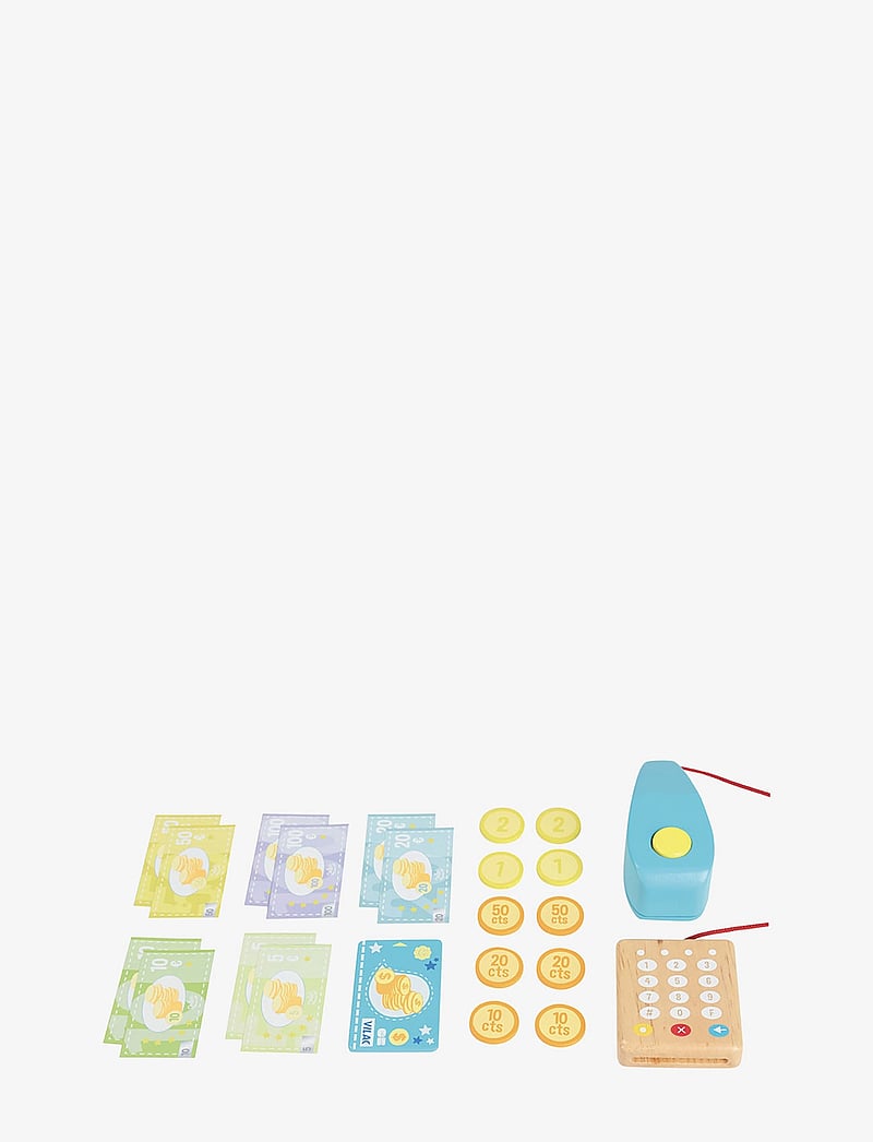 Vilac - Cash Register - toy market stall - light blue - 1
