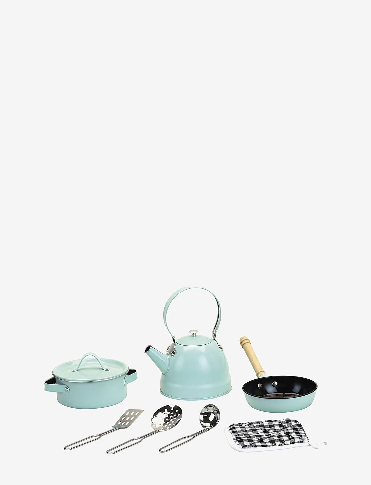 Vilac - Vintage cooking set - tillbehör till leksakskök - turquoise - 0