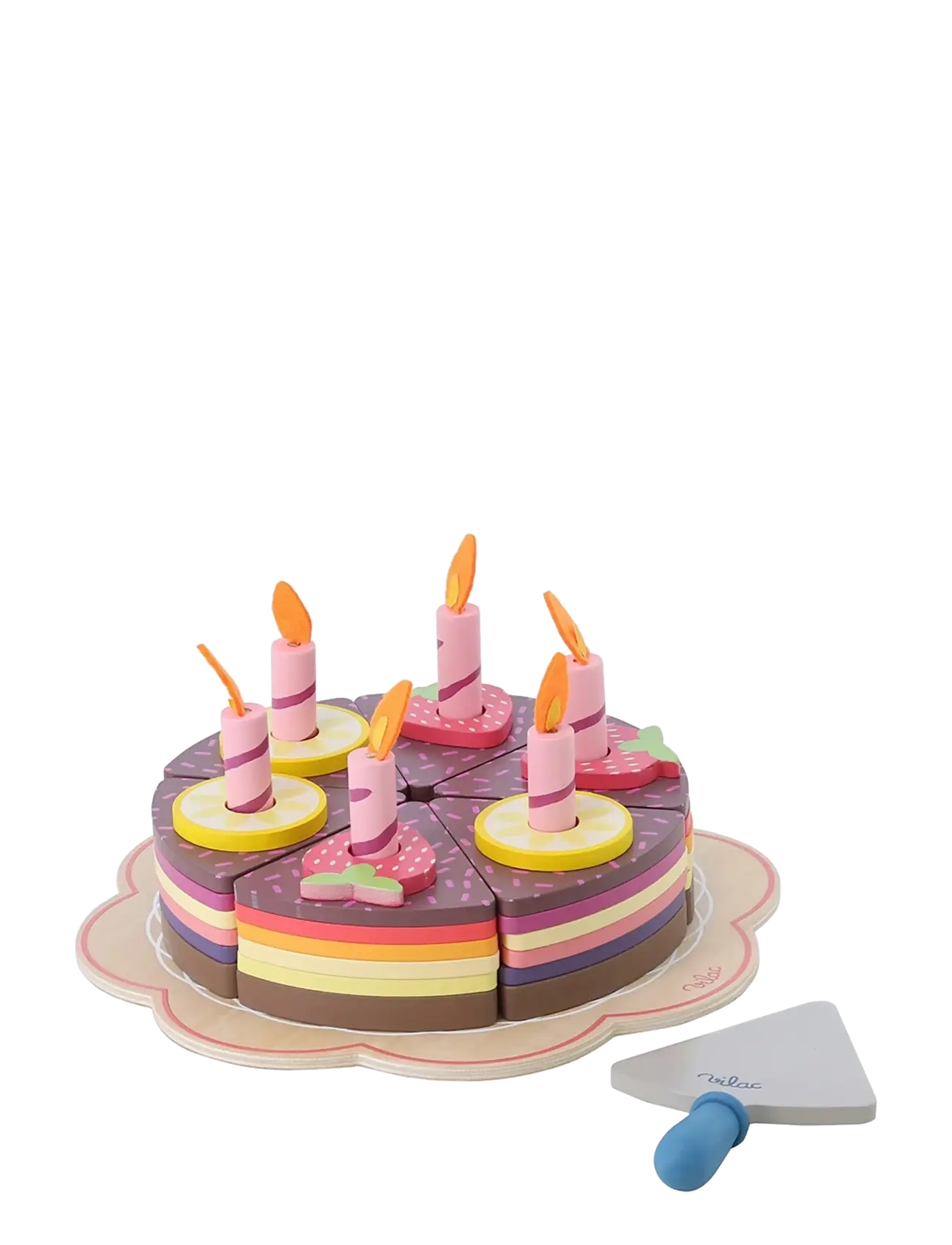 Vilac Big Birthday Cake - Leksaksmat & Leksakstårtor - MULTI / multi