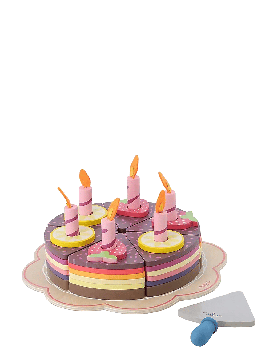 Vilac - Big Birthday Cake - spielzeuglebensmittel & -torten - multi - 1