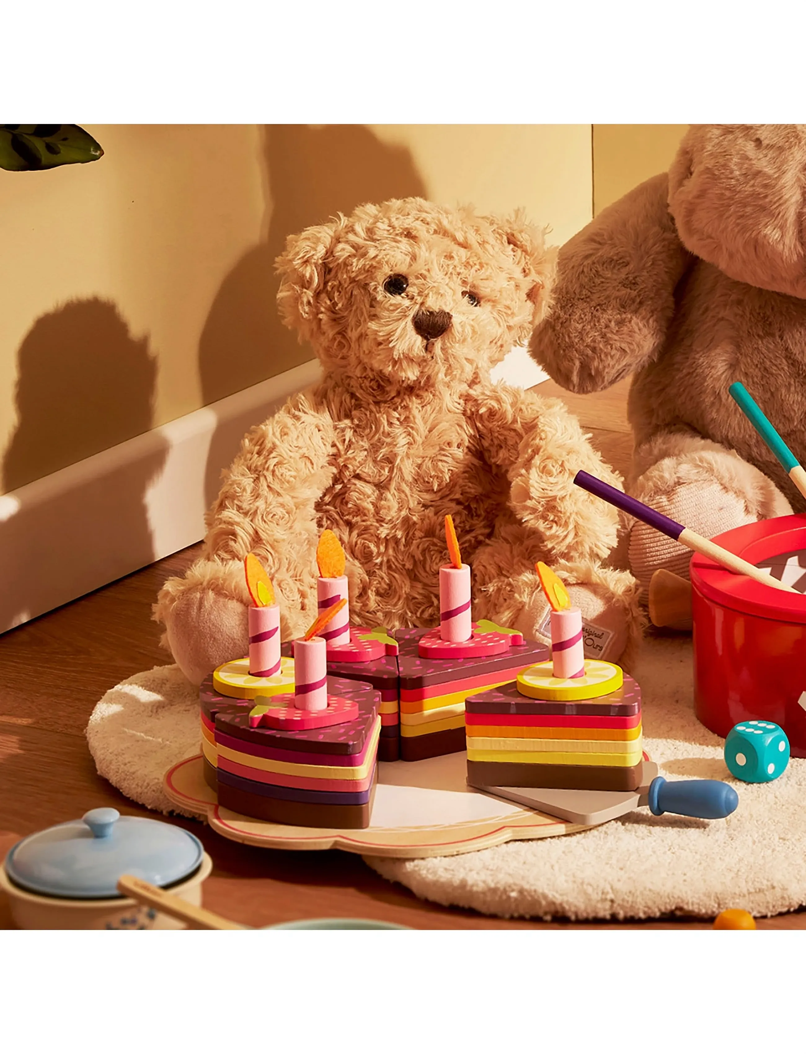 Vilac Big Birthday Cake, One Size, Multi/patterned, Legetøjskøkken Og Tilbehør > Legetøjsmad Og -Kager, Børn