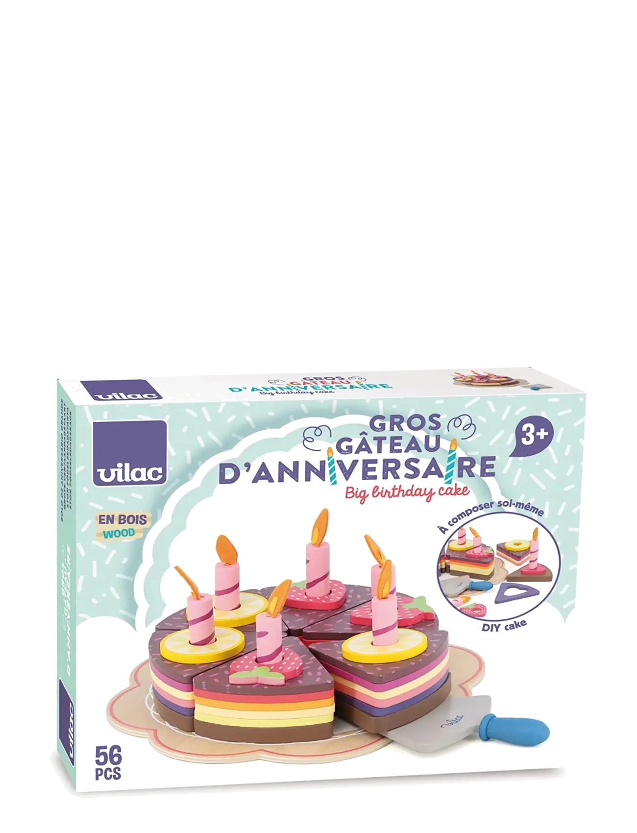 Vilac - Big Birthday Cake - multi - 4