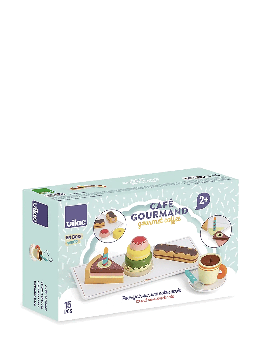 Vilac - Gourmet café - spielzeuglebensmittel & -torten - multi - 4