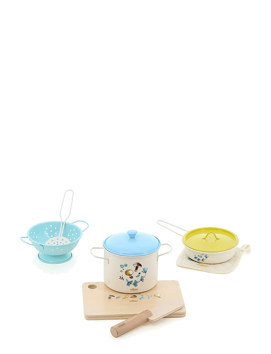 Vilac - My Little Nature Cook Set 11 pcs - mänguköögi tarvikud - cream - 0