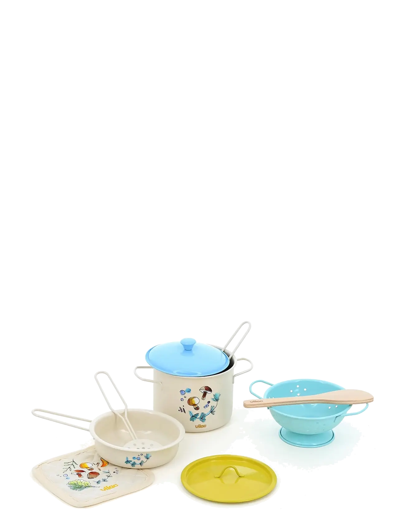 Vilac - My Little Nature Cook Set 11 pcs - mänguköögi tarvikud - cream - 1