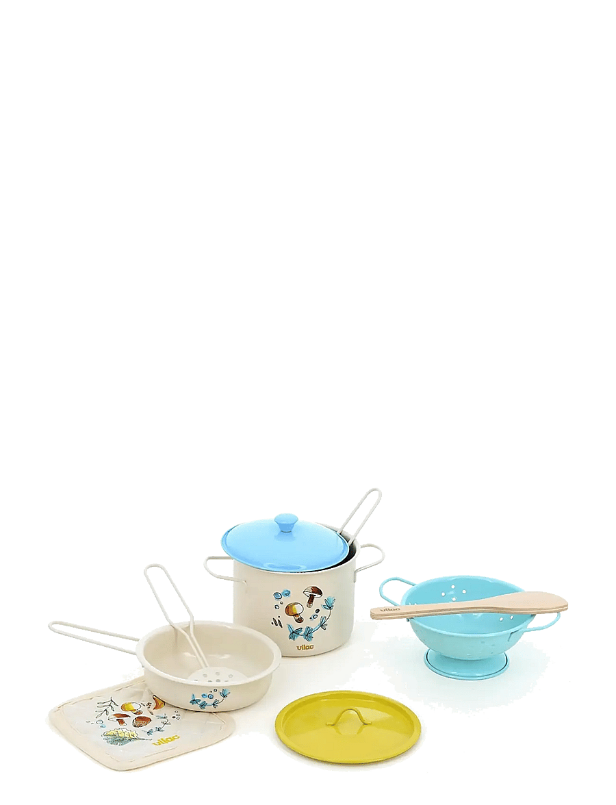 Vilac - My Little Nature Cook Set 11 pcs - mänguköögi tarvikud - cream - 1