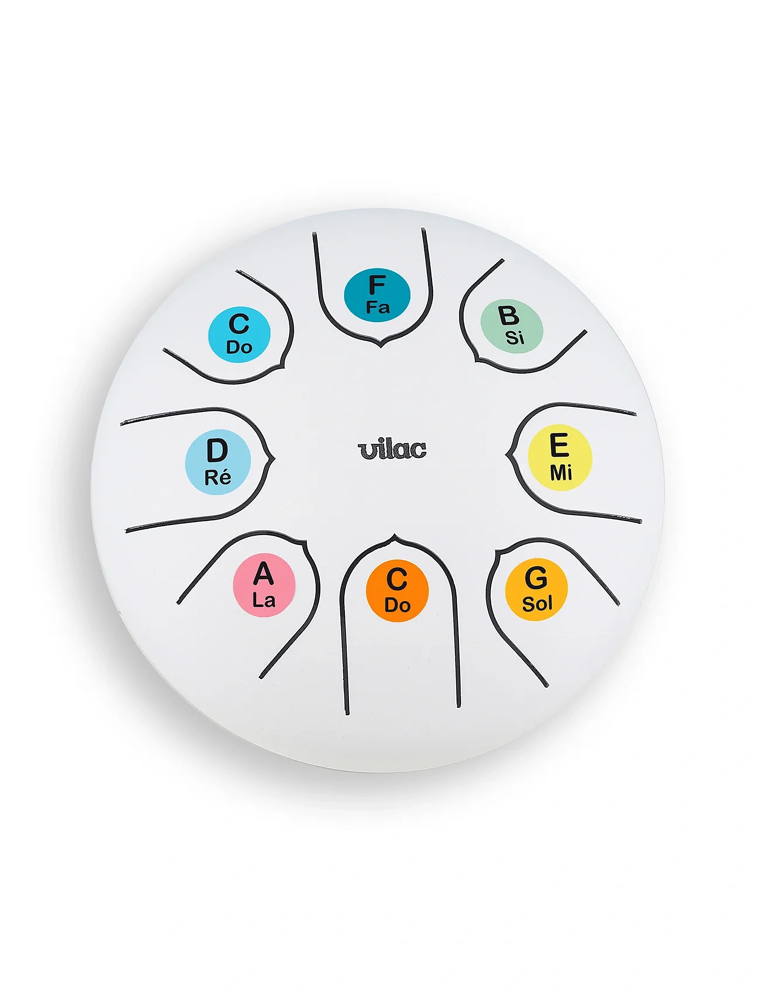 Vilac - Musical Instrument - Tongue Drum - musikkinstrumenter - white - 2