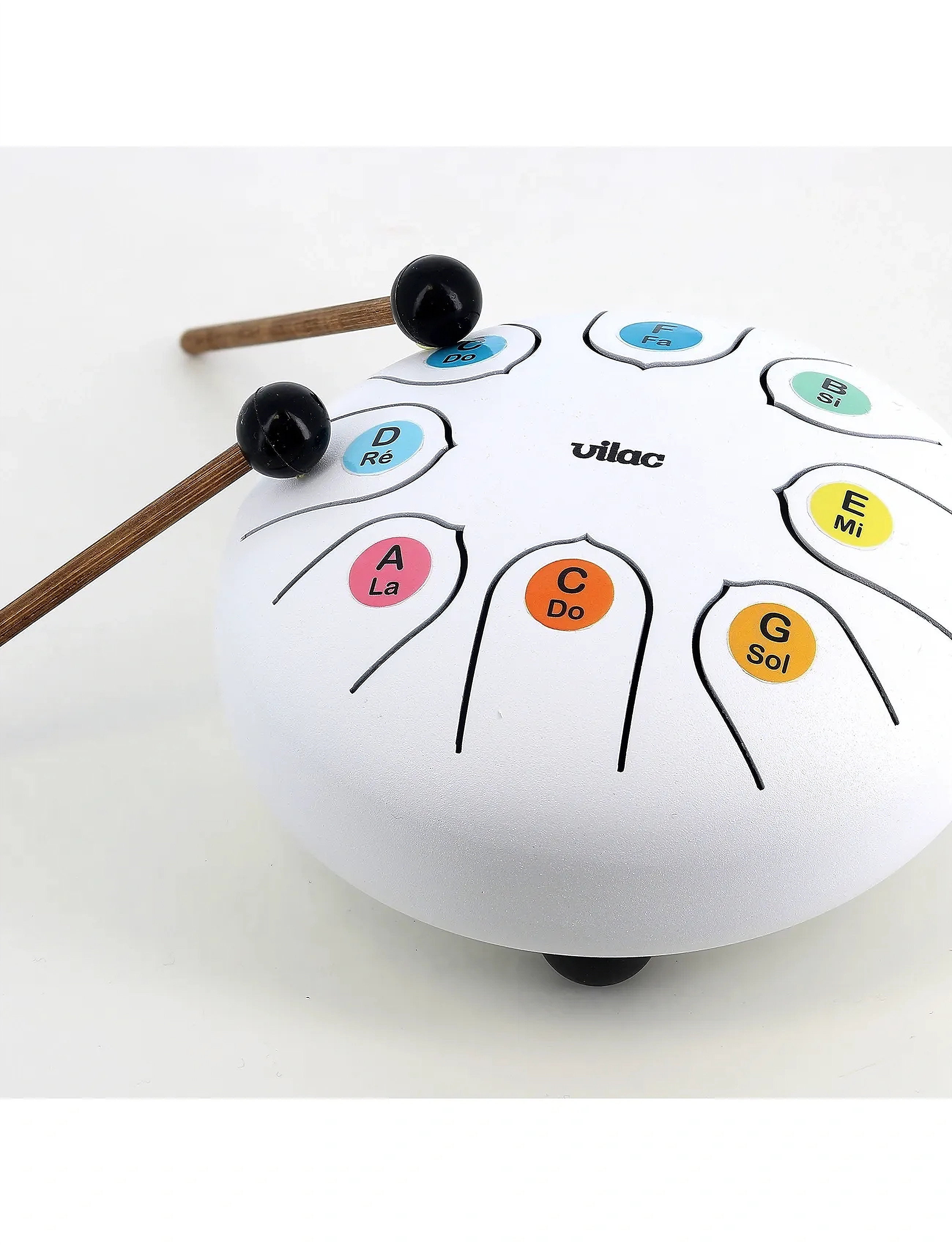 Vilac Musical Instrument - Tongue Drum, One Size, Multi/patterned, Legetøj > Musical Instruments, Børn