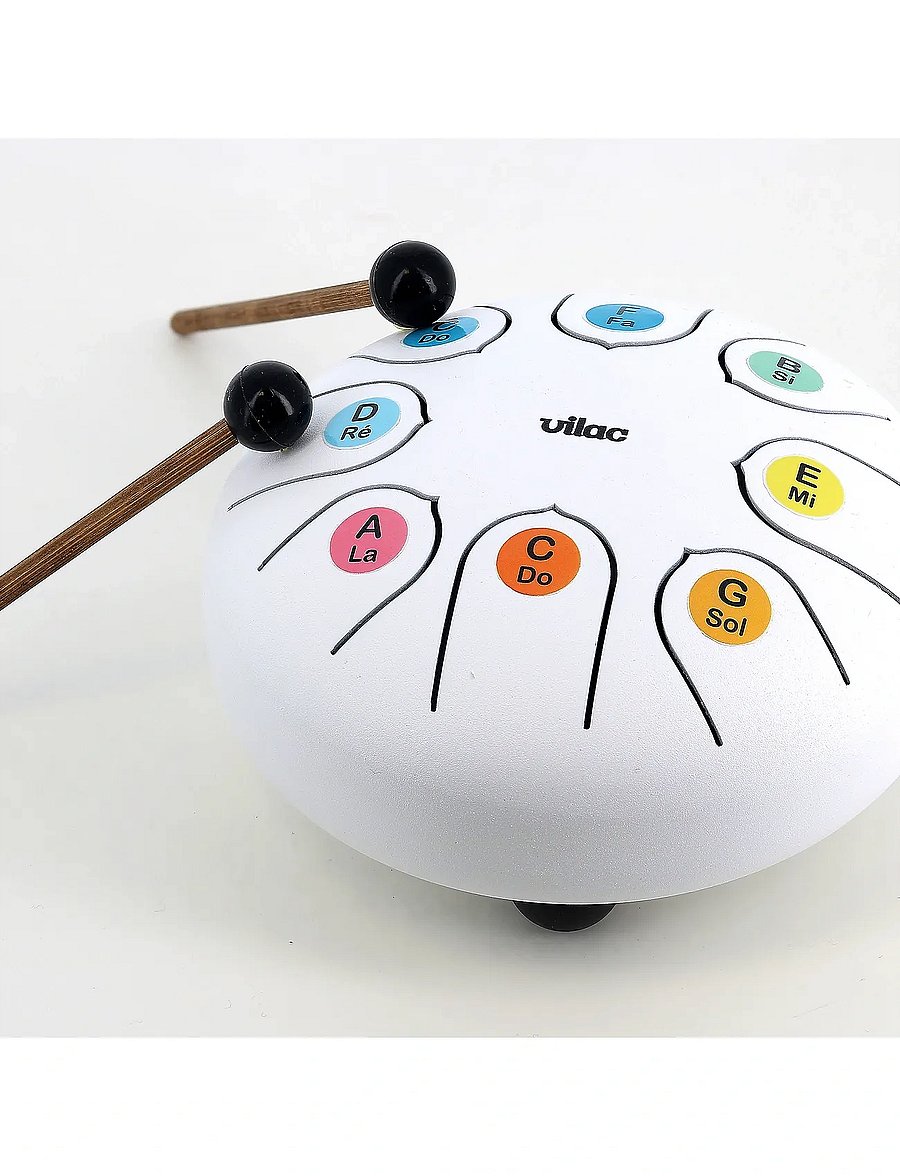 Vilac - Musical Instrument - Tongue Drum - musikinstrument - white - 0
