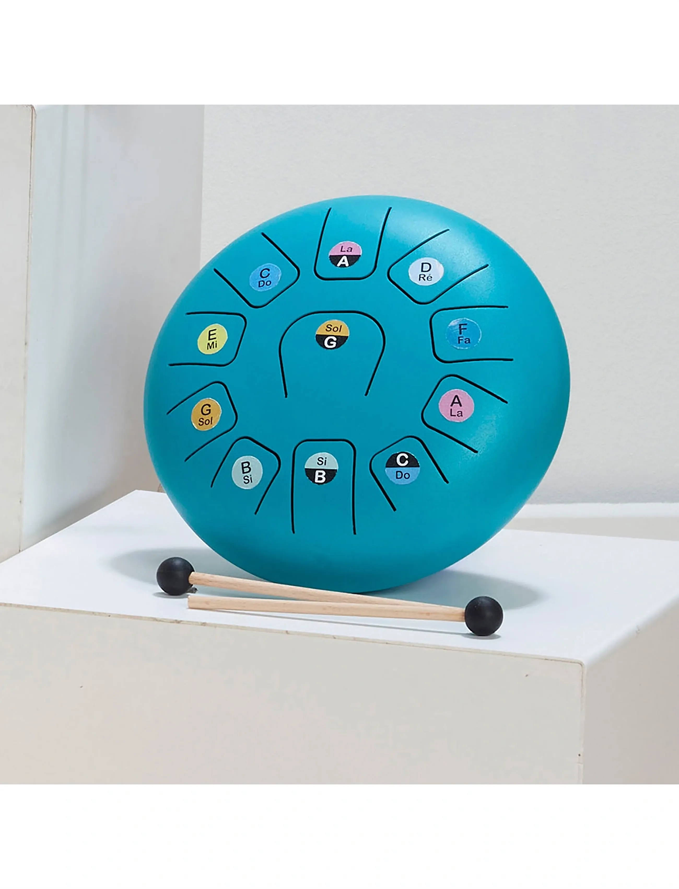 Vilac Musical Instrument - Tongue Drum 11 Notes, One Size, Blue, Legetøj > Musical Instruments, Børn