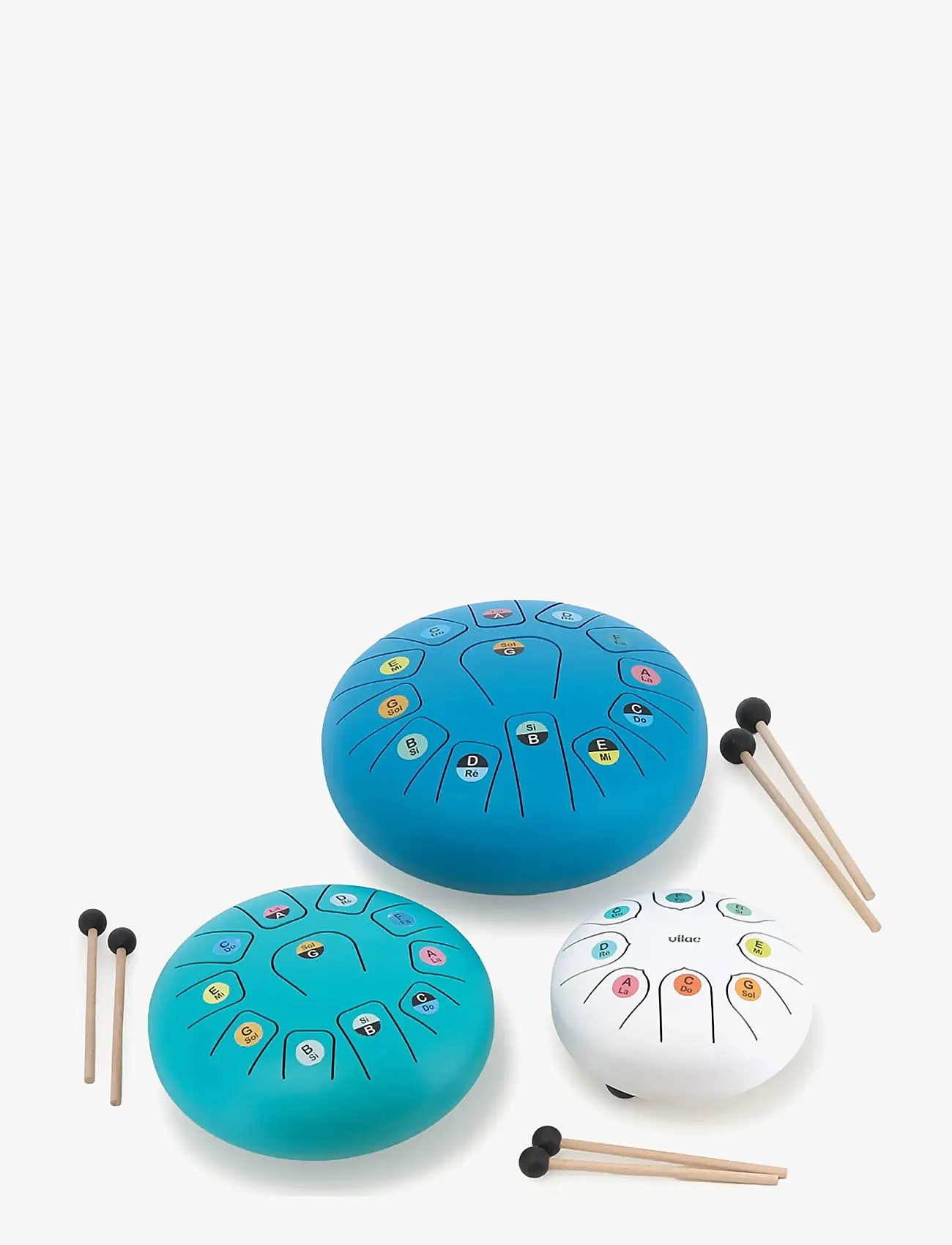 Vilac - Musical Instrument - Tongue Drum 11 Notes - musikinstrument - turquise - 5