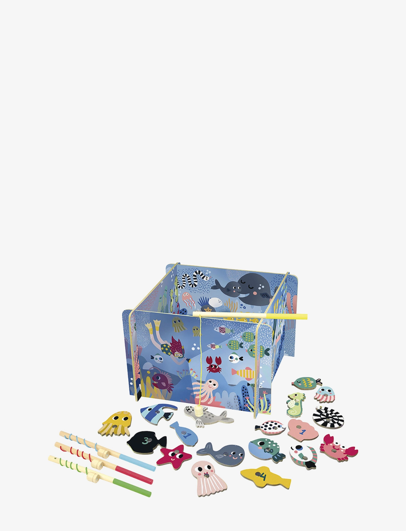 Vilac Magnetic Fishing Box, Børn, Active Spil, Multi/mønstret, Str: ONE SIZE